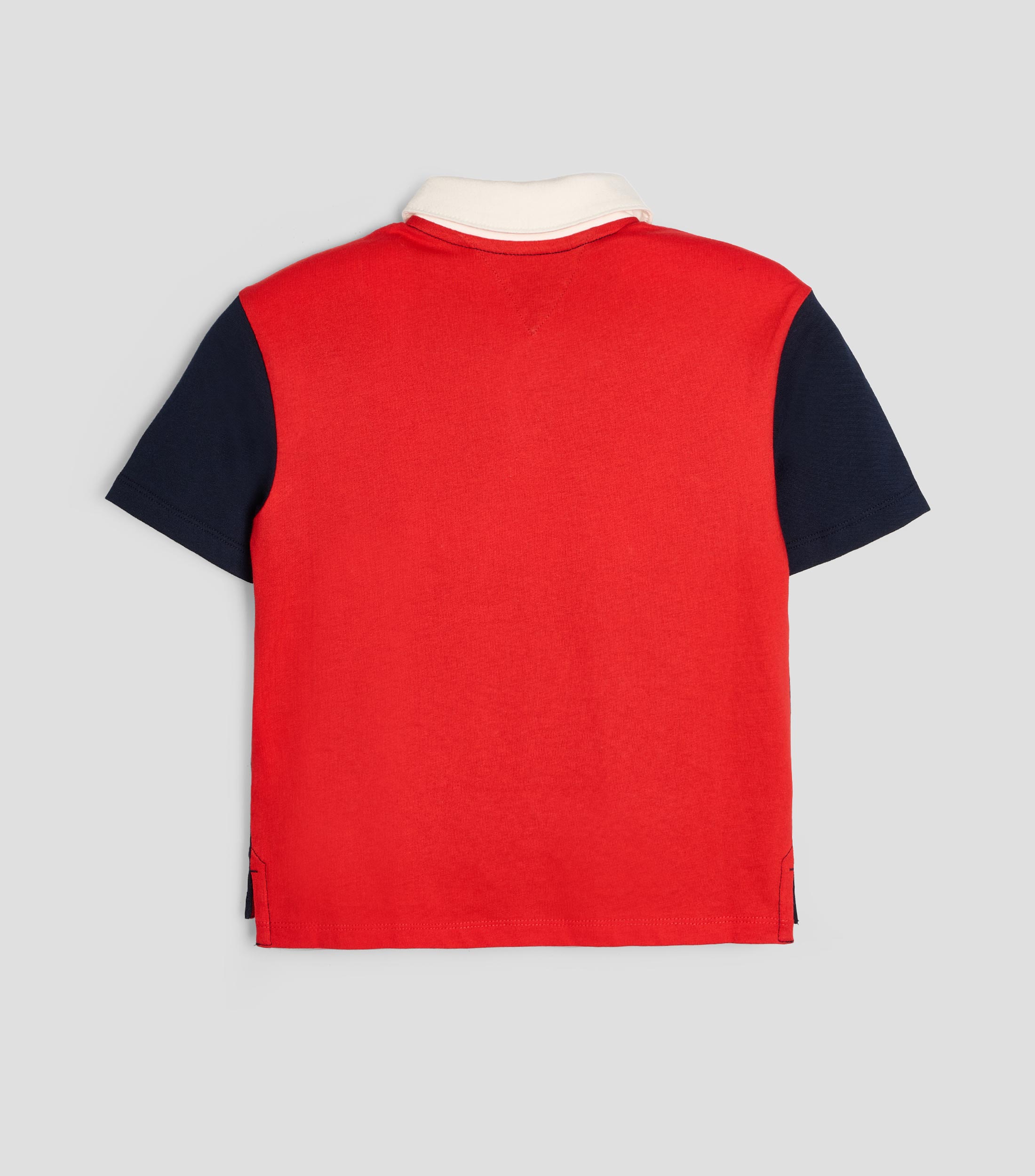 Playera tipo polo manga corta lisa Niño